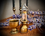 witchy poppet doll necklace pendant ... magical doll jewelry
