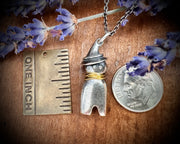 witchy poppet doll necklace pendant ... magical doll jewelry
