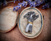 witchy poppet doll necklace pendant ... magical doll jewelry