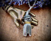 witchy poppet doll necklace pendant ... magical doll jewelry
