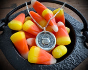witch cauldron wax seal pendant - wax seal jewelry