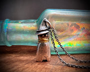 witchy poppet doll necklace pendant ... magical doll jewelry