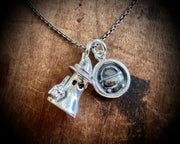 cauldron wax seal pendant - witchy wax seal jewelry