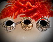 Jack O'Lantern pumpkin pail necklace pendant - Halloween jewelry