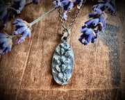 lavender necklace pendant