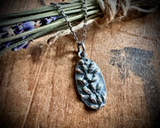 lavender necklace pendant