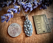 lavender necklace pendant