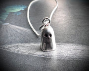 impressionable starry Stella ghost pendant - ghost wax seal jewelry