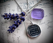 Rights of Woman - Historic Suffrage Movement Jewelry