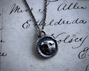 ouroboros and moon necklace