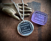 Rights of Woman - Historic Suffrage Movement Jewelry