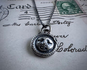 lunar necklace pendant