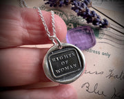 Rights of Woman - Historic Suffrage Movement Jewelry