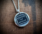 Rights of Woman - Historic Suffrage Movement Jewelry