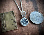 heart wax seal necklace - sealed with love - wax seal jewelry