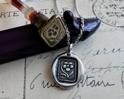 pansy wax seal jewelry