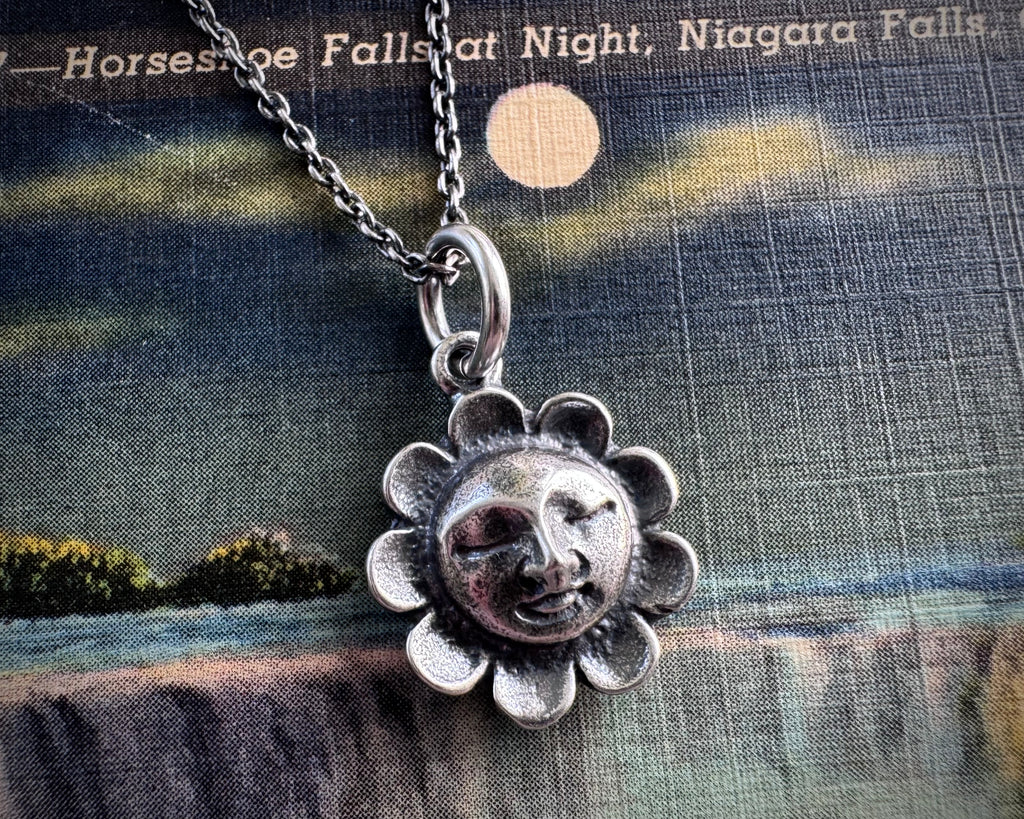 flower moon necklace