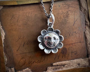 flower moon pendant