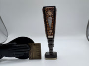 oak tree with frame saw - through - mosaic handle antique desk wax seal