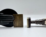 oak tree with frame saw - through - mosaic handle antique desk wax seal