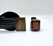 oak tree with frame saw - through - mosaic handle antique desk wax seal