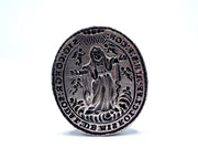 guardian angels - large antique desk wax seal