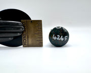 crest with a flower, a skull and a heart -  bloodstone handle antique wax seal