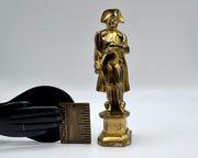 greyhound whippet crest antique wax seal with Napolean handle