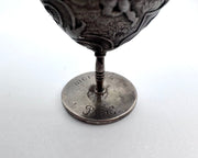 swan crest silver vignette antique wax desk seal