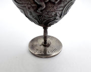 swan crest silver vignette antique wax desk seal