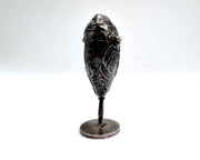 swan crest silver vignette antique wax desk seal