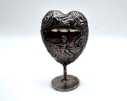 swan crest silver vignette antique wax desk seal