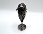 swan crest silver vignette antique wax desk seal