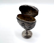 swan crest silver vignette antique wax desk seal