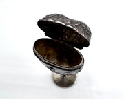 swan crest silver vignette antique wax desk seal