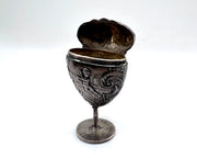 swan crest silver vignette antique wax desk seal