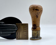 pierced heart crest antique desk wax seal