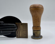 pierced heart crest antique desk wax seal