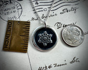 snowflake necklace pendant