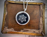 snowflake wax seal jewelry