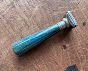 crest with a flower, a skull and a heart -  bloodstone handle antique wax seal