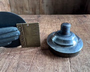 reserved for K - swan armorial military honors seal - very large antique desk wax seal