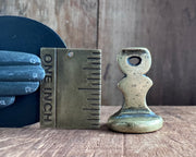 two lovebirds supporting a heart fob seal - ES - antique wax seal