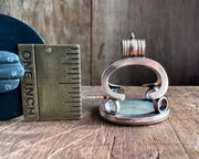 heart in hand wax seal fob - antique wax seal