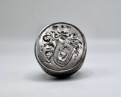 hand armorial antique wax seal - antique desk wax seal