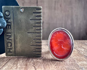 two doves under crown antique fob seal - L'AMITIE