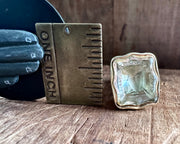 antique heart fob wax seal - GIVING AND FORGIVING