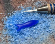 wax carving fish pendant