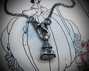 tiny friend ship fob pendant - wax seal jewelry