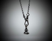 tiny friend ship fob pendant - wax seal jewelry